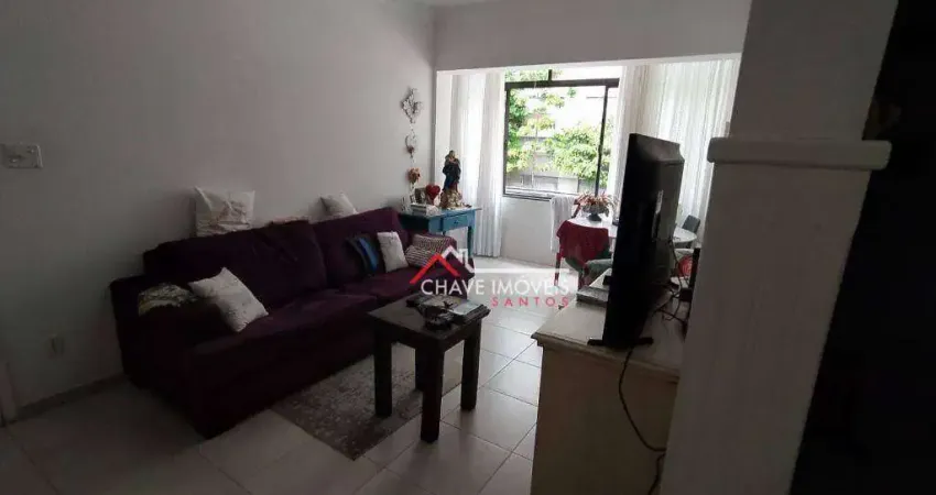 Apartamento com 3 dormitórios à venda, 86 m² por R$ 511.000,00 - Boqueirão - Santos/SP