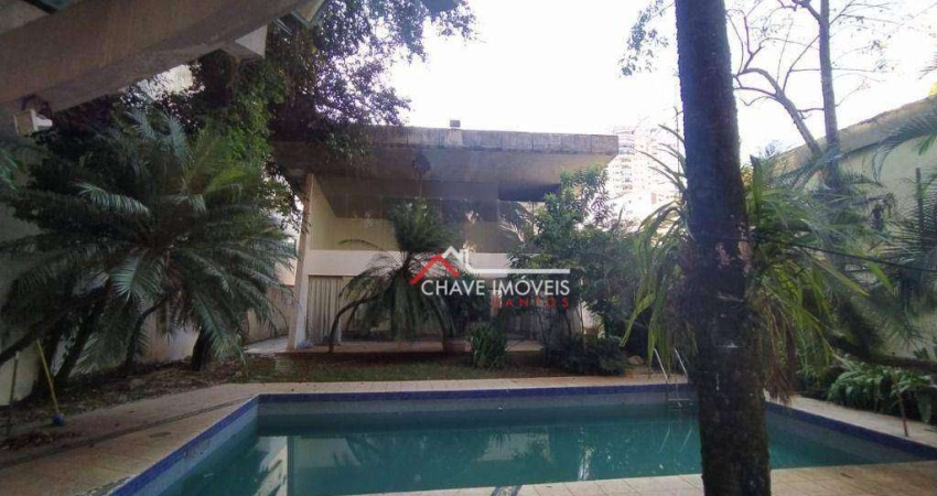 Sobrado com 4 dormitórios à venda, 593 m² por R$ 8.000.000,00 - Gonzaga - Santos/SP
