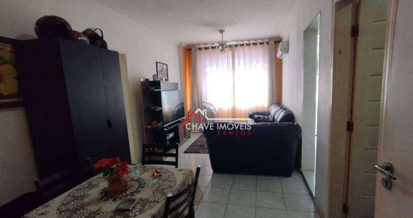 Apartamento com 1 dormitório à venda, 45 m² por R$ 330.000,00 - Embaré - Santos/SP