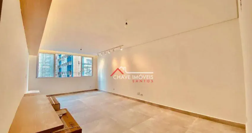 Apartamento com 3 dormitórios à venda, 127 m² por R$ 1.350.000,00 - Gonzaga - Santos/SP