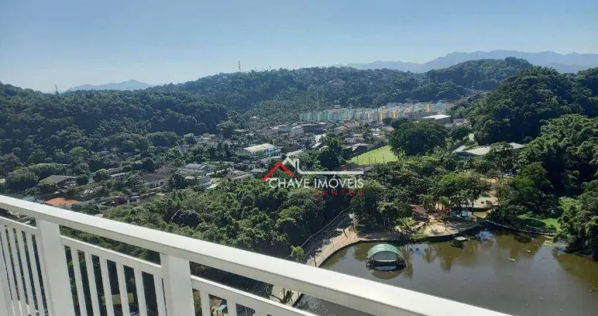 Apartamento com 3 dormitórios à venda, 65 m² por r$ 383.000,00 - morro de nova cintra - santos/sp