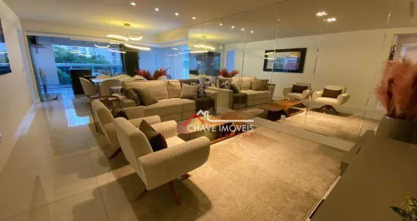 Apartamento Garden com 4 dormitórios à venda, 300 m² por R$ 3.800.000,00 - Boqueirão - Santos/SP