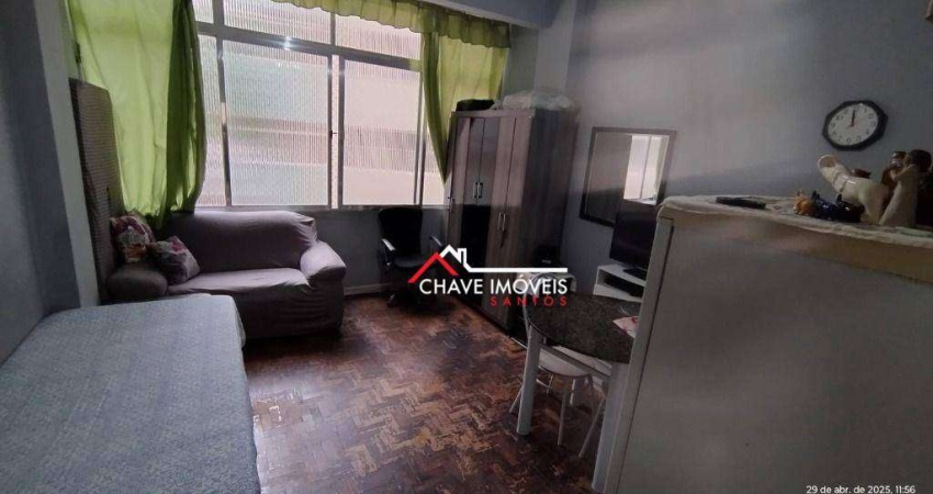 Kitnet com 1 dormitório à venda, 24 m² por R$ 245.000,00 - Pompéia - Santos/SP