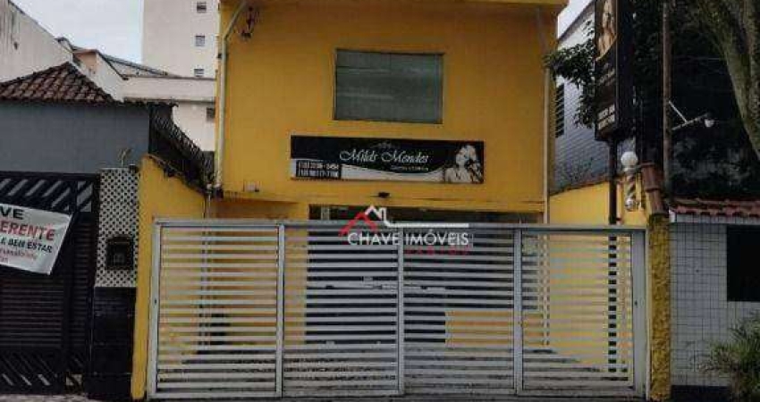 Casa para alugar, 396 m² por R$ 15.688,19/mês - Aparecida - Santos/SP