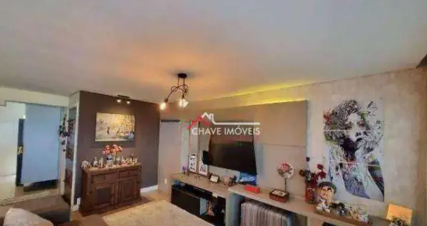 Apartamento com 3 dormitórios à venda, 134 m² por r$ 850.000,00 - embaré - santos/sp