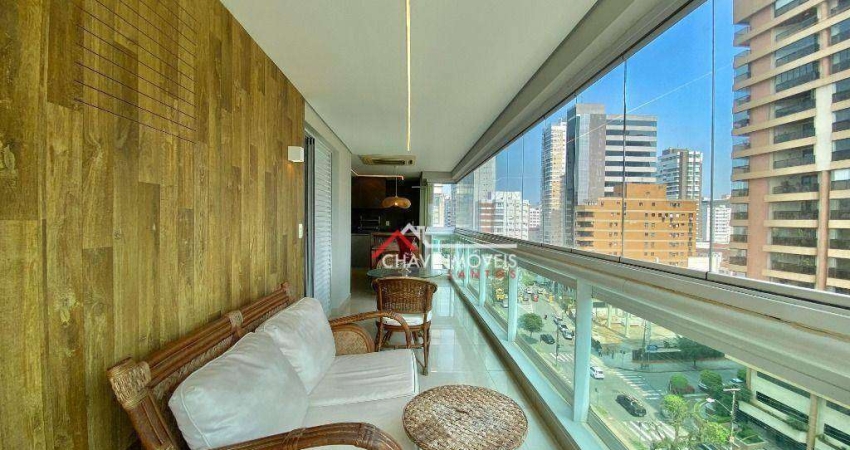Apartamento à venda, 235 m² por R$ 4.080.000,00 - Embaré - Santos/SP
