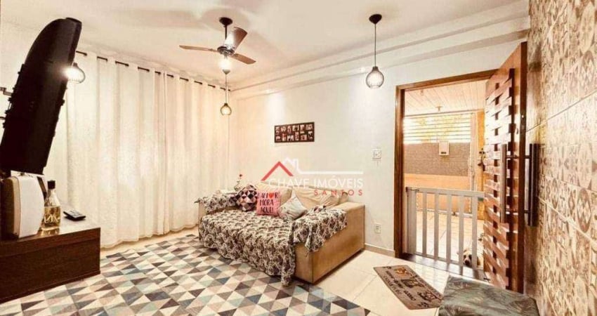 Sobrado com 3 dormitórios à venda, 122 m² por R$ 700.000,00 - Vila Belmiro - Santos/SP