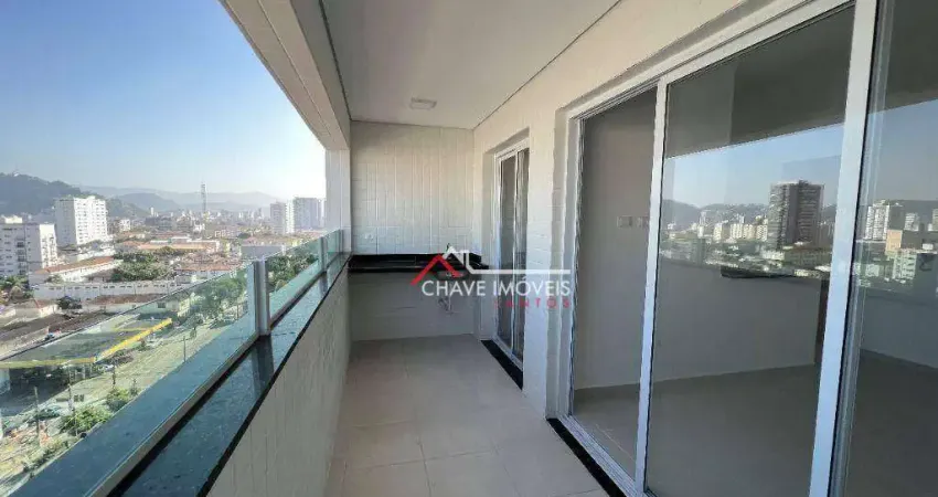 Apartamento com 1 dormitório à venda, 43 m² por R$ 418.000,00 - Macuco - Santos/SP