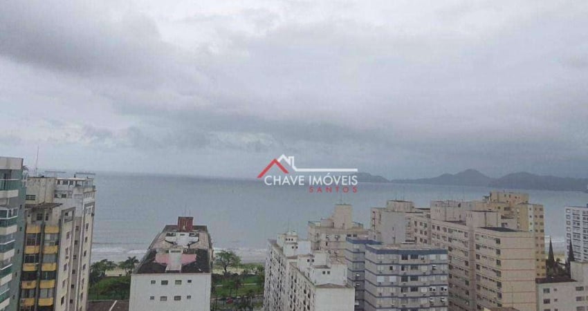 Apartamento com 3 dormitórios à venda, 115 m² por R$ 1.827.000,00 - Aparecida - Santos/SP