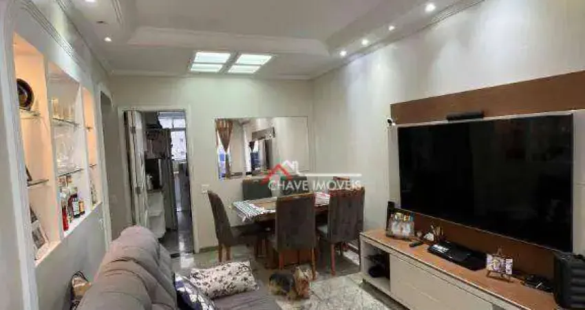 Apartamento com 3 dormitórios à venda, 98 m² por R$ 890.000,00 - Aparecida - Santos/SP