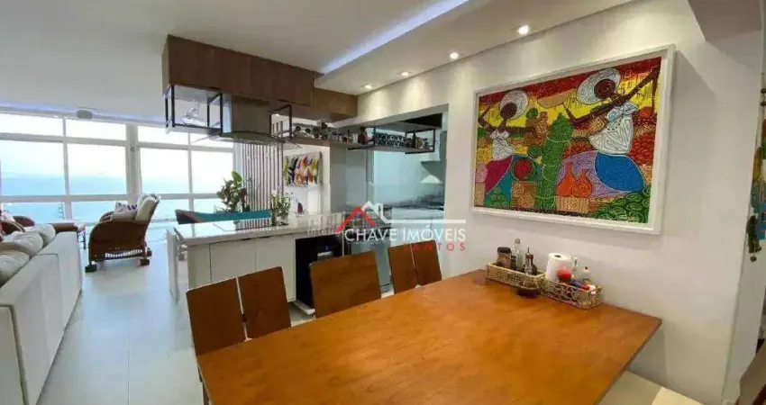 Apartamento com 3 dormitórios à venda, 200 m² por r$ 2.050.000,00 - ponta da praia - santos/sp