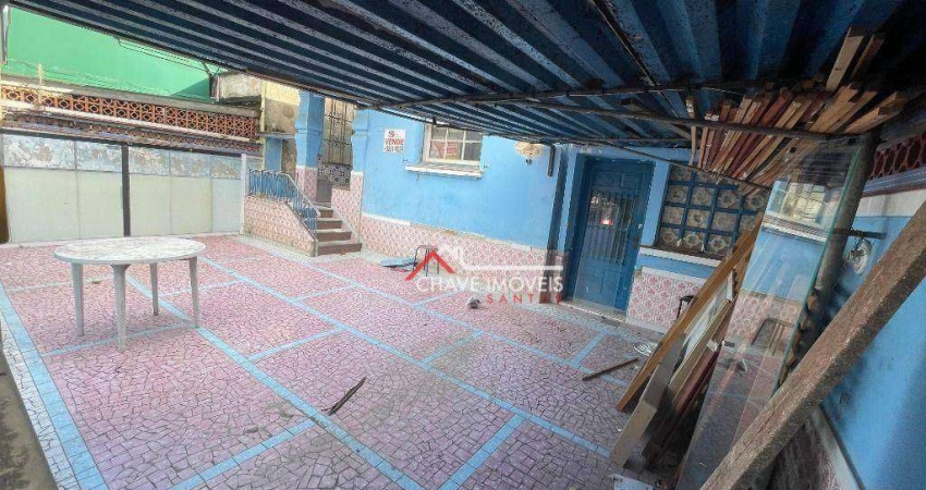 Casa com 2 quartos à venda na Avenida Doutor Pedro Lessa, Embaré, Santos