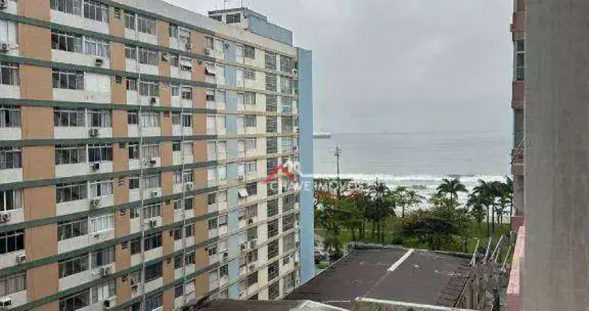 Apartamento com 2 dormitórios à venda, 55 m² por r$ 390.000,00 - embaré - santos/sp