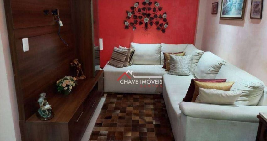 Sobrado com 3 dormitórios à venda, 100 m² por R$ 585.000,00 - Macuco - Santos/SP