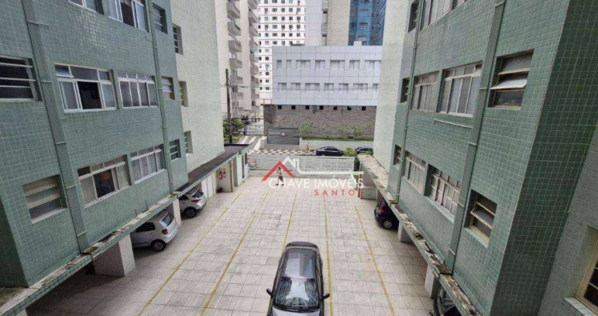 Apartamento com 1 dormitório para alugar, 60 m² por R$ 3.000,02/mês - José Menino - Santos/SP