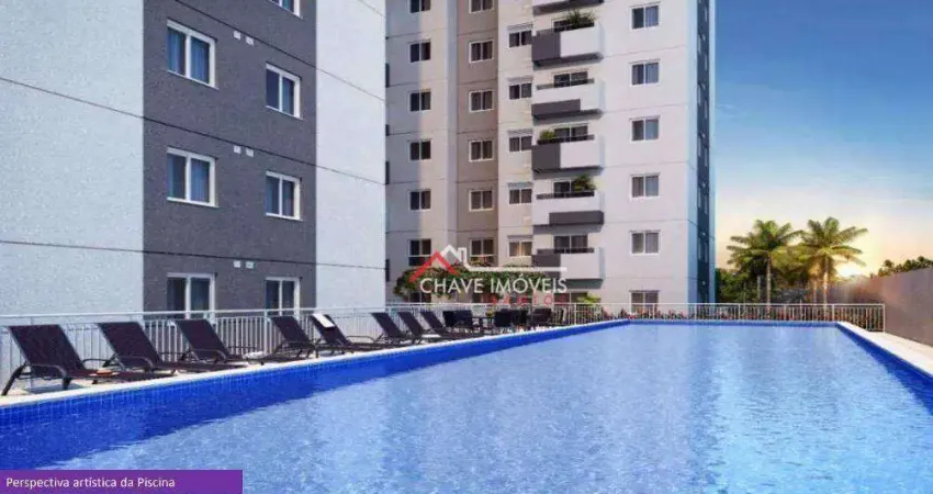Apartamento com 2 dormitórios à venda, 42 m² por R$ 343.786,74 - Jabaquara - Santos/SP