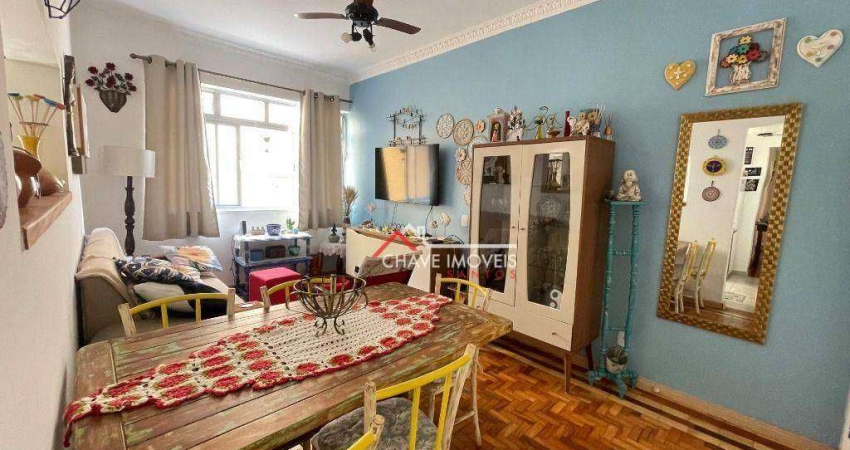 Apartamento à venda, 73 m² por R$ 430.000,00 - Boqueirão - Santos/SP