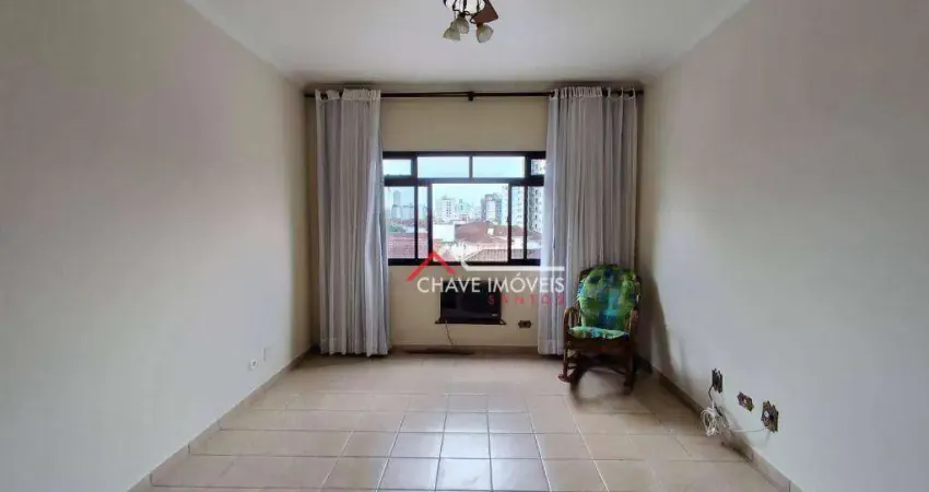 APARTAMENTO 114M2 COM 2 DORMITÓRIOS ELEVADOR E VAGA DENARCADA NO MARAPÉ EM SANTOS
