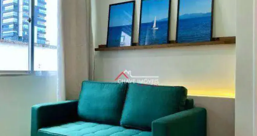 Kitnet com 1 dormitório à venda, 38 m² por R$ 340.000,00 - Embaré - Santos/SP