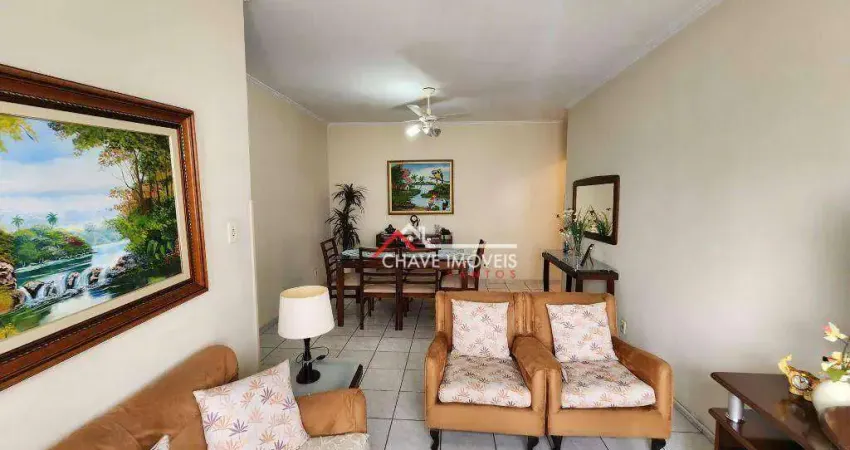 Apartamento com 2 dormitórios à venda, 100 m² por R$ 480.000,00 - Aparecida - Santos/SP