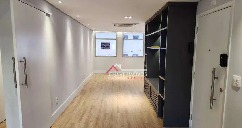 Apartamento com 2 dormitórios à venda, 110 m² por R$ 890.000,00 - Ponta da Praia - Santos/SP