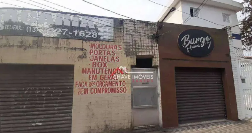 Terreno à venda, 389 m² por r$ 1.300.000,03 - estuário - santos/sp