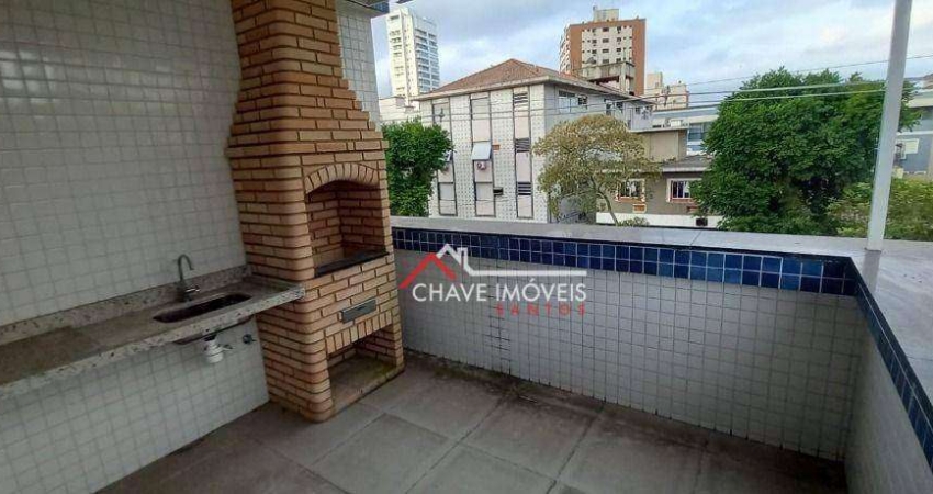 Village com 3 dormitórios à venda, 156 m² por R$ 950.000,00 - Ponta da Praia - Santos/SP