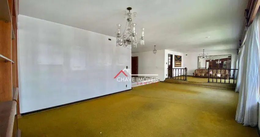 Apartamento com 4 dormitórios à venda, 401 m² por R$ 2.800.000,00 - Boqueirão - Santos/SP