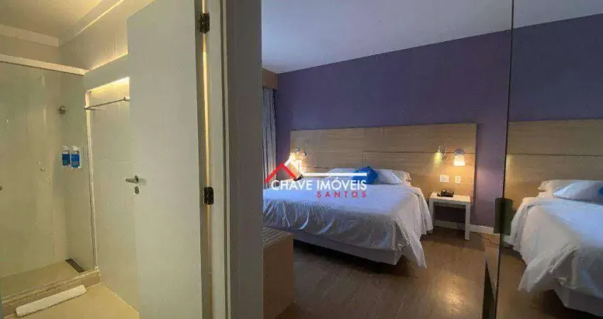 Flat à venda, 30 m² por R$ 487.000,00 - Pompéia - Santos/SP