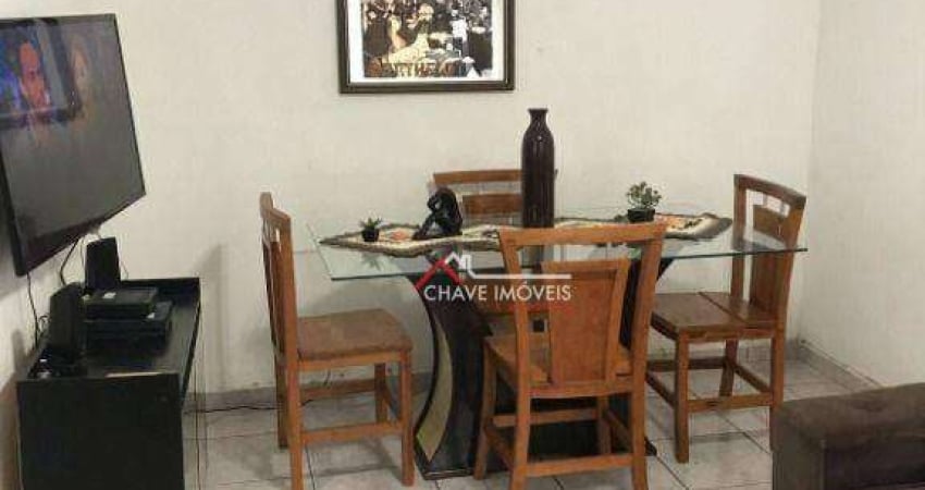 Apartamento com 3 dormitórios à venda, 68 m² por R$ 400.000,00 - Campo Grande - Santos/SP