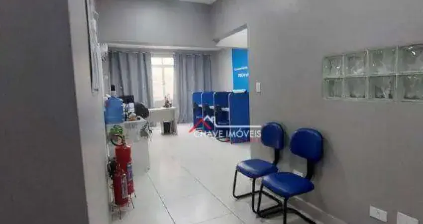 Sala, 90 m² - venda por r$ 340.000,00 ou aluguel por r$ 4.295,00/mês - centro - santos/sp