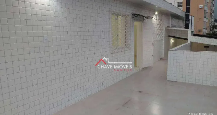 Casa com 3 dormitórios para alugar, 115 m² por R$ 3.500,02/mês - Campo Grande - Santos/SP