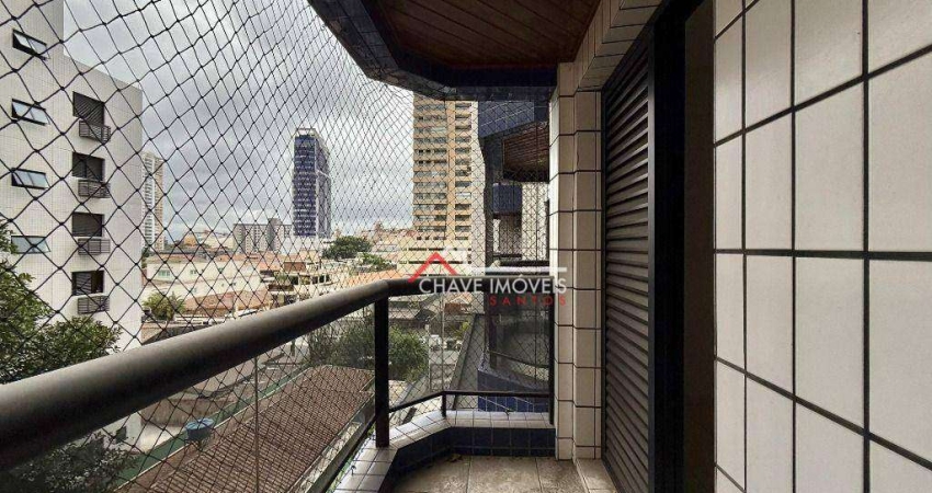 Apartamento com 2 dormitórios à venda, 96 m² por R$ 680.000,00 - Ponta da Praia - Santos/SP