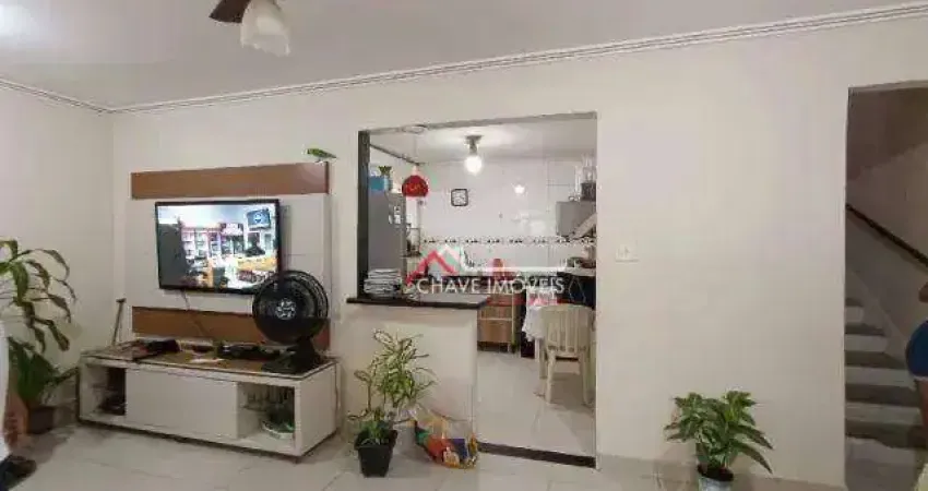 Sobrado com 2 dormitórios à venda, 80 m² por R$ 371.000,00 - Macuco - Santos/SP