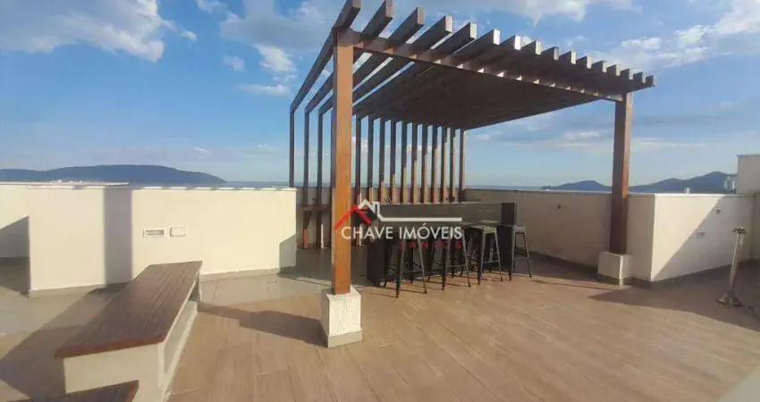 Apartamento com 2 dormitórios para alugar, 66 m² por R$ 7.000,02/mês - José Menino - Santos/SP