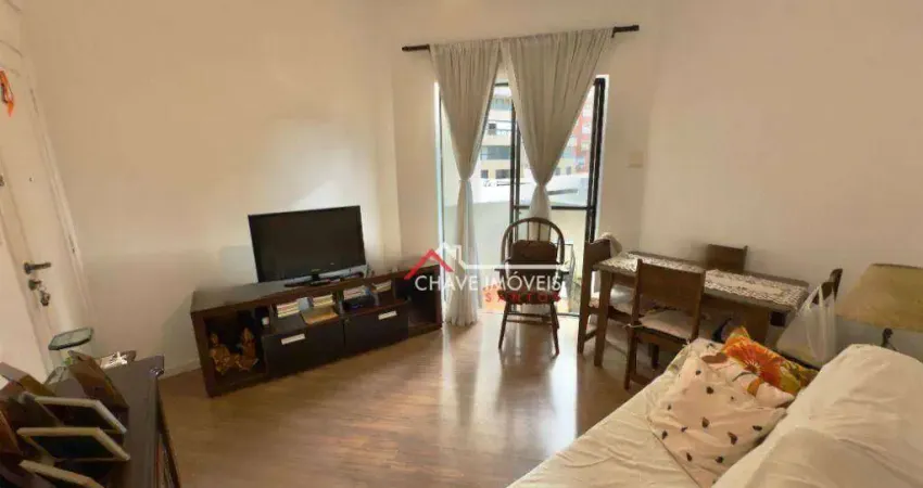 Apartamento com 1 dormitório à venda, 47 m² por R$ 410.000,00 - José Menino - Santos/SP