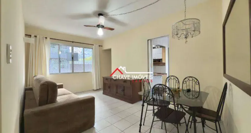 Apartamento com 1 dormitório à venda, 52 m² por R$ 350.000,00 - Pompéia - Santos/SP