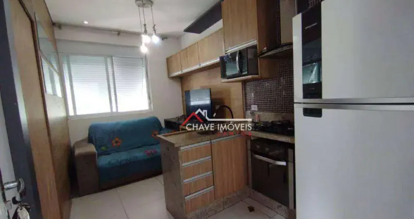Studio com 1 dormitório à venda, 39 m² por R$ 340.000,00 - Embaré - Santos/SP