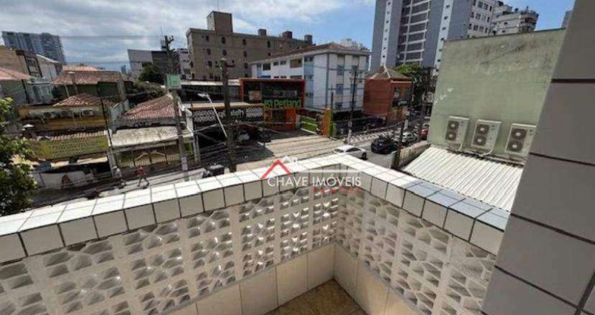 Apartamento com 1 dormitório à venda, 30 m² por R$ 284.000,00 - Embaré - Santos/SP