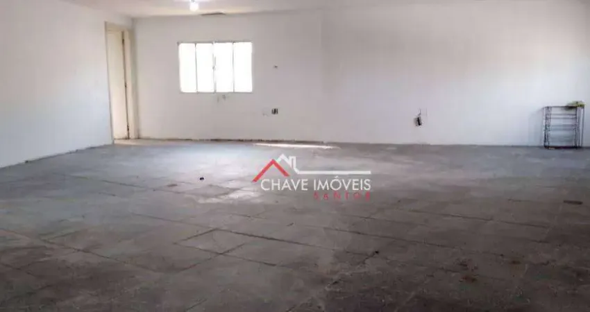 Galpão, 305 m² - venda por R$ 2.200.000,00 ou aluguel por R$ 12.000,01/mês - Macuco - Santos/SP
