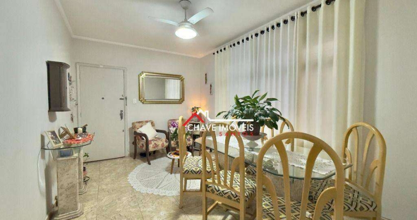Apartamento à venda, 72 m² por R$ 385.000,00 - Aparecida - Santos/SP
