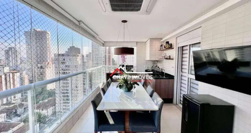 Apartamento à venda, 129 m² por R$ 2.050.000,00 - Boqueirão - Santos/SP
