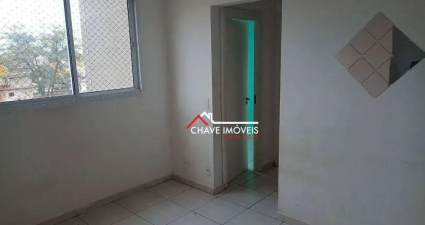 Apartamento com 2 dormitórios à venda, 39 m² por R$ 235.000,00 - Castelo - Santos/SP