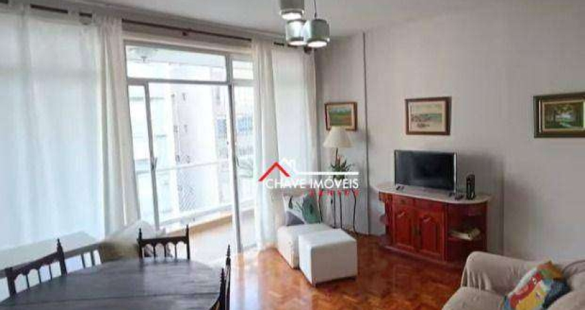 Apartamento com 1 dormitórios para alugar, 86 m² por R$ 4.800/mês - Gonzaga - Santos/SP