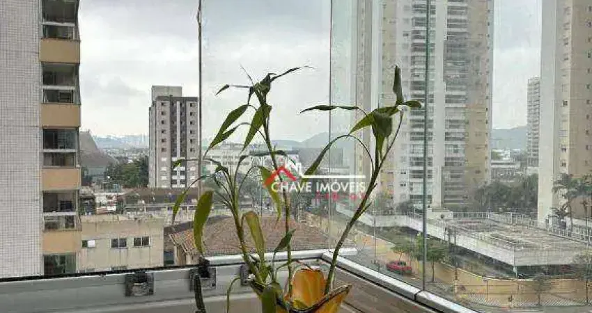 Apartamento com 2 dormitórios à venda, 92 m² por r$ 910.000,00 - ponta da praia - santos/sp