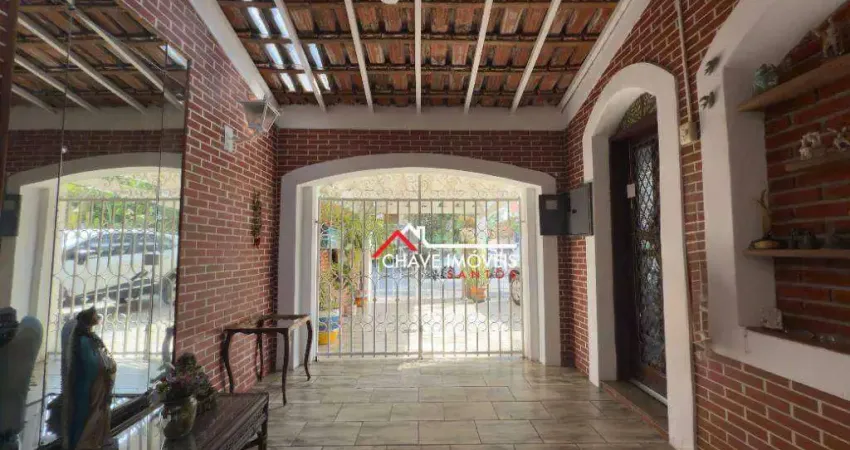 Casa com 5 dormitórios à venda, 276 m² por r$ 3.200.000,03 - ponta da praia - santos/sp