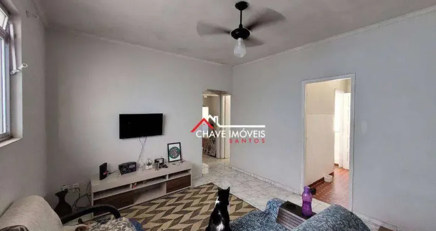 Apartamento com 2 dormitórios à venda, 71 m² por R$ 340.000,00 - Vila Matias - Santos/SP