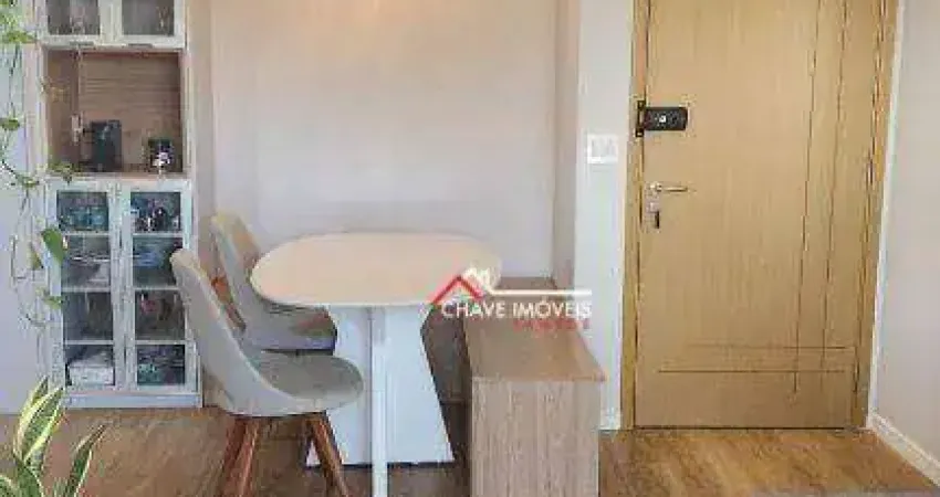 Apartamento com 1 dormitório à venda, 56 m² por R$ 636.000,00 - Campo Grande - Santos/SP
