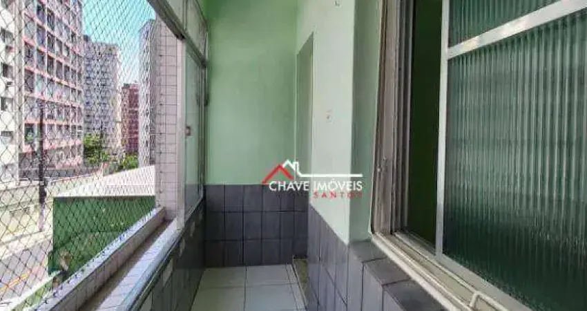 Apartamento com 1 dormitório à venda, 57 m² por R$ 260.000,00 - José Menino - Santos/SP