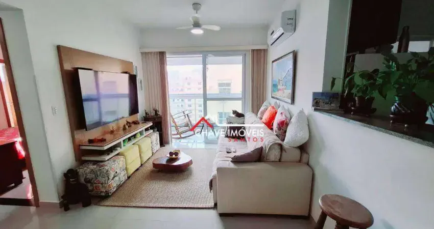 APARTAMENTO NO EMBARÉ COM 73 m² 2 SUÍTES, 1 VAGA DE GARAGEM, SANTOS/SP